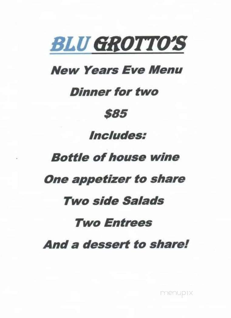 BLU Grotto Italian Ristorante - Port Charlotte, FL menu_pic