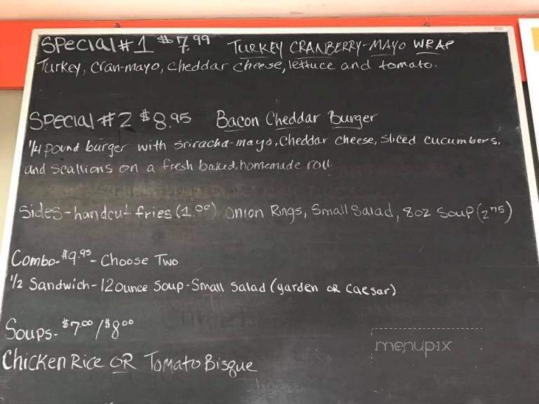 Buddy's Famous Burgers - Montpelier, VT menu_pic