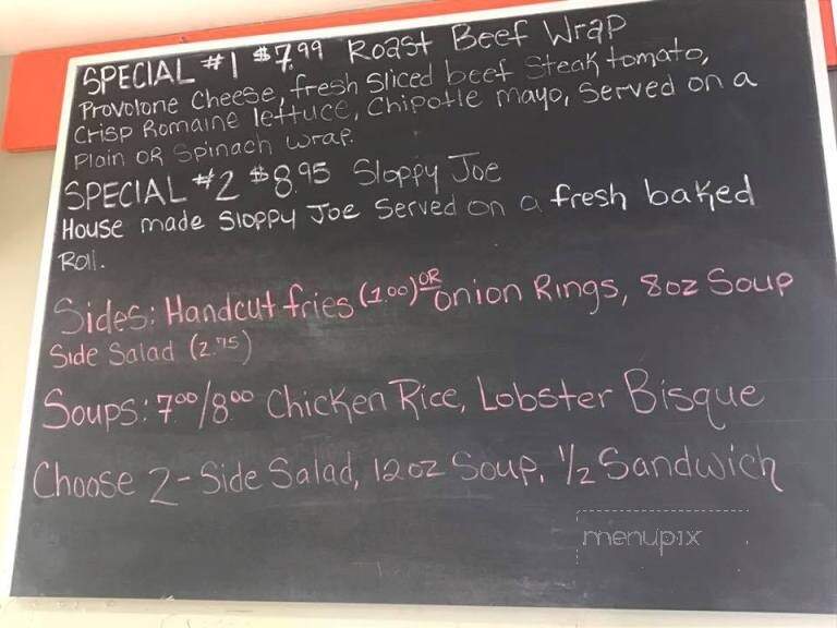 Buddy's Famous Burgers - Montpelier, VT menu_pic