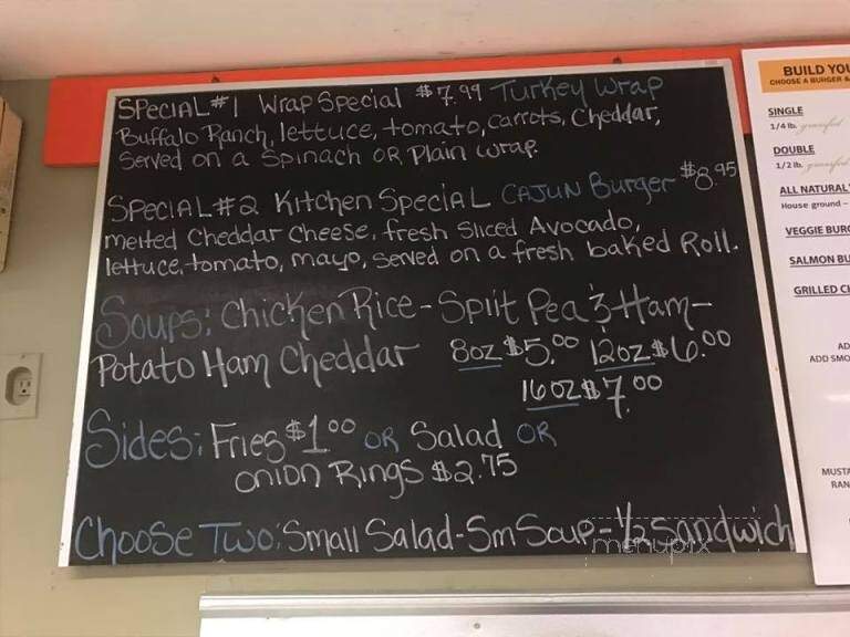Buddy's Famous Burgers - Montpelier, VT menu_pic