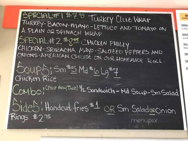 Buddy's Famous Burgers - Montpelier, VT menu_pic