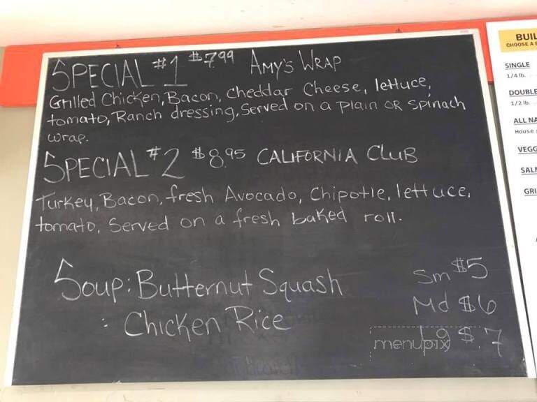 Buddy's Famous Burgers - Montpelier, VT menu_pic
