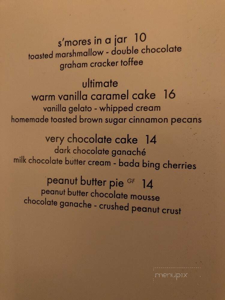 Steak 48 - Charlotte, NC menu_pic