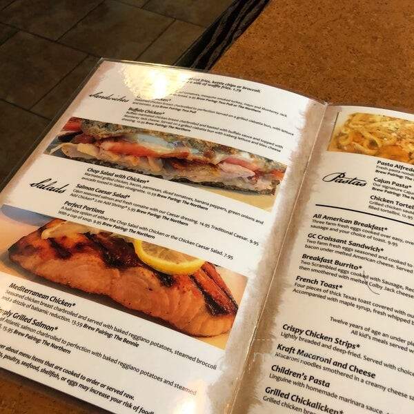 Granite City Food & Brewery - Indianapolis, IN menu_pic