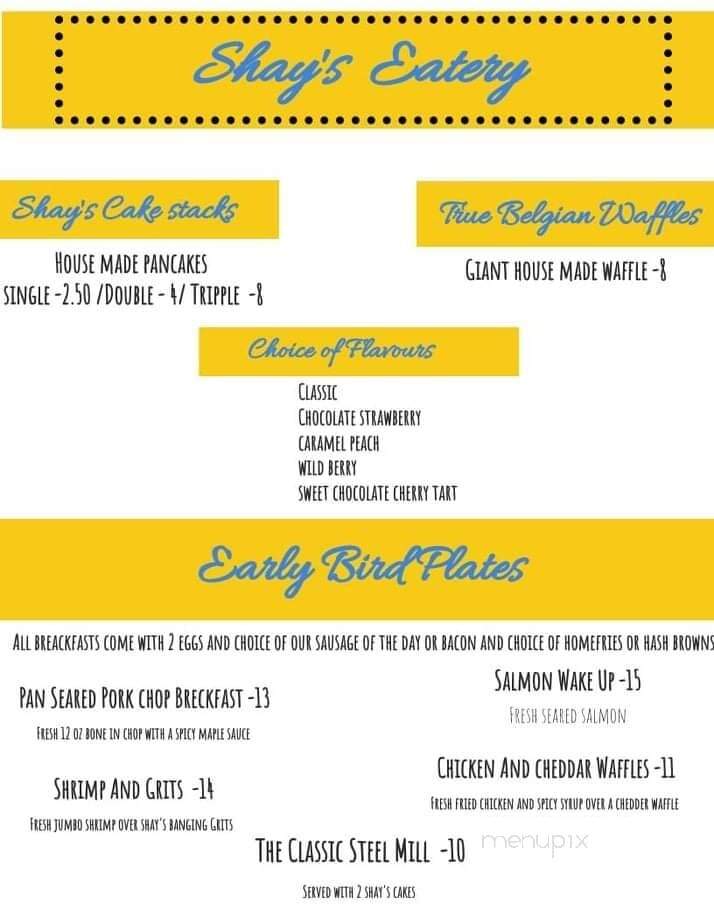 Infuzed Bistro - Brackenridge, PA menu_pic