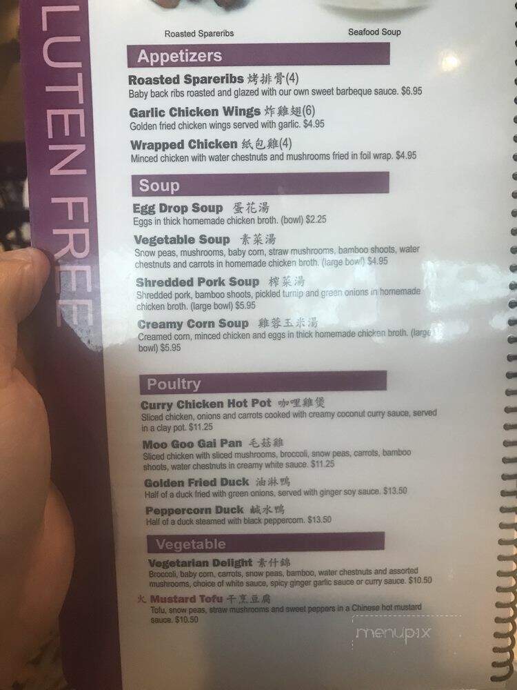 Szechuan Canton Restaurant - Canton, MI menu_pic