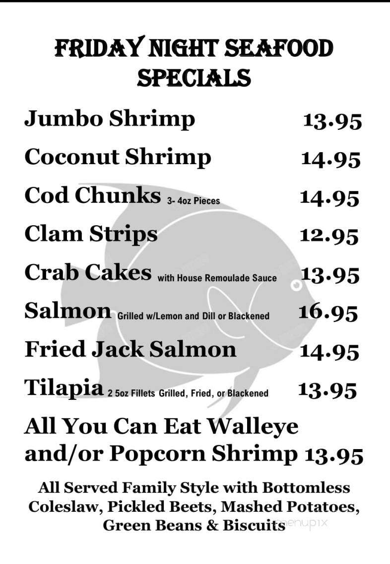 Blue Springs Cafe - Highland, IL menu_pic