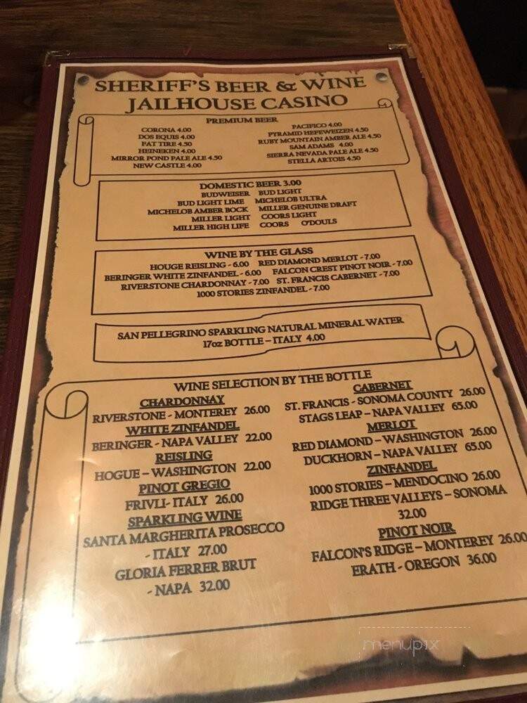 Cellblock Steak House - Ely, NV menu_pic