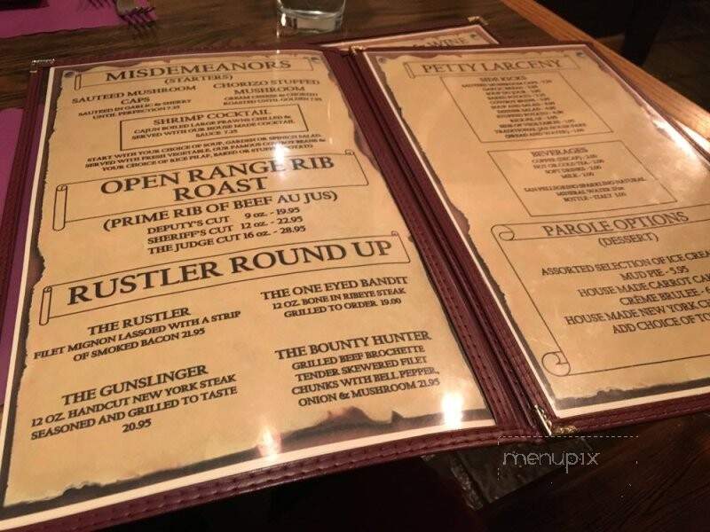 Cellblock Steak House - Ely, NV menu_pic