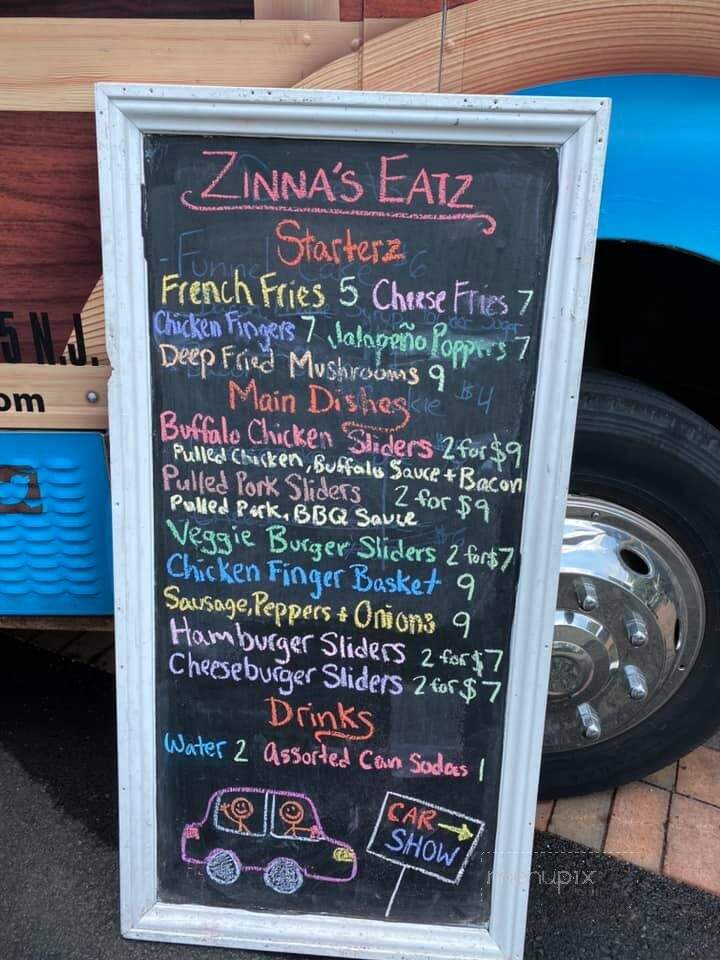 Zinna's Bistro - Cranbury, NJ menu_pic
