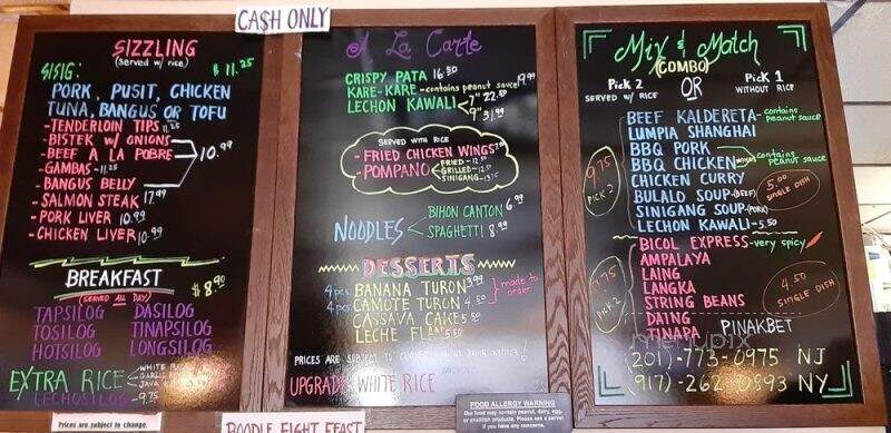 Mama Fina's - Elmwood Park, NJ menu_pic