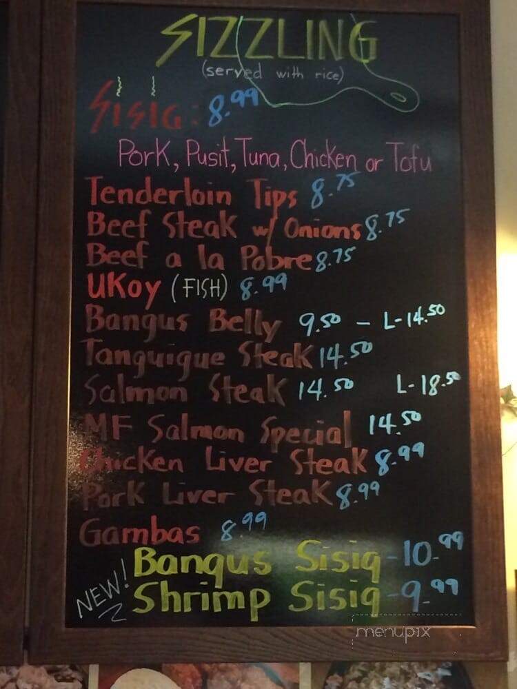 Mama Fina's - Elmwood Park, NJ menu_pic