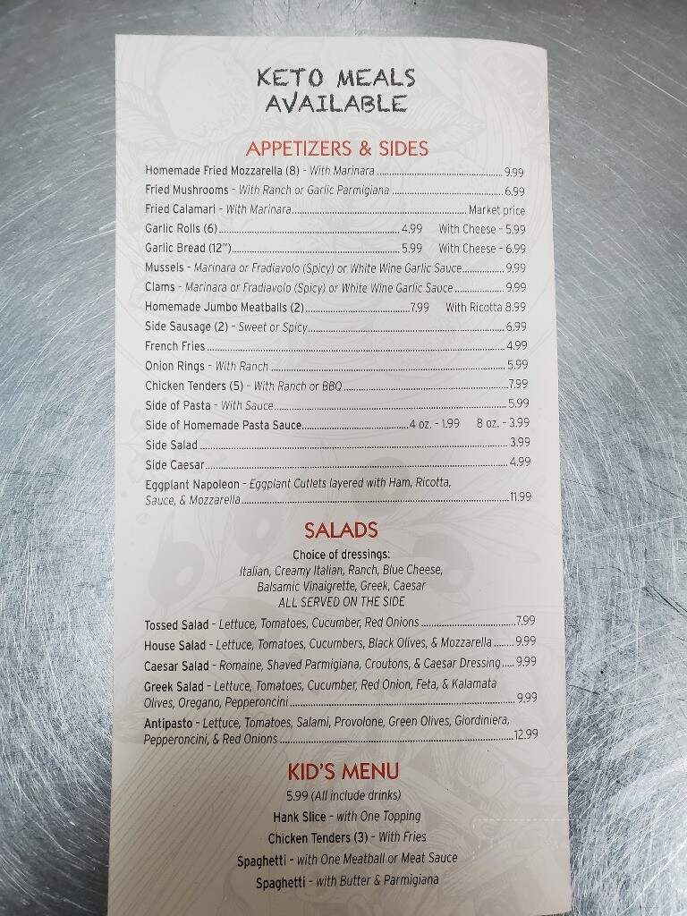 Dina's Place - Ocala, FL menu_pic