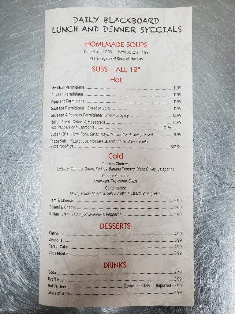 Dina's Place - Ocala, FL menu_pic