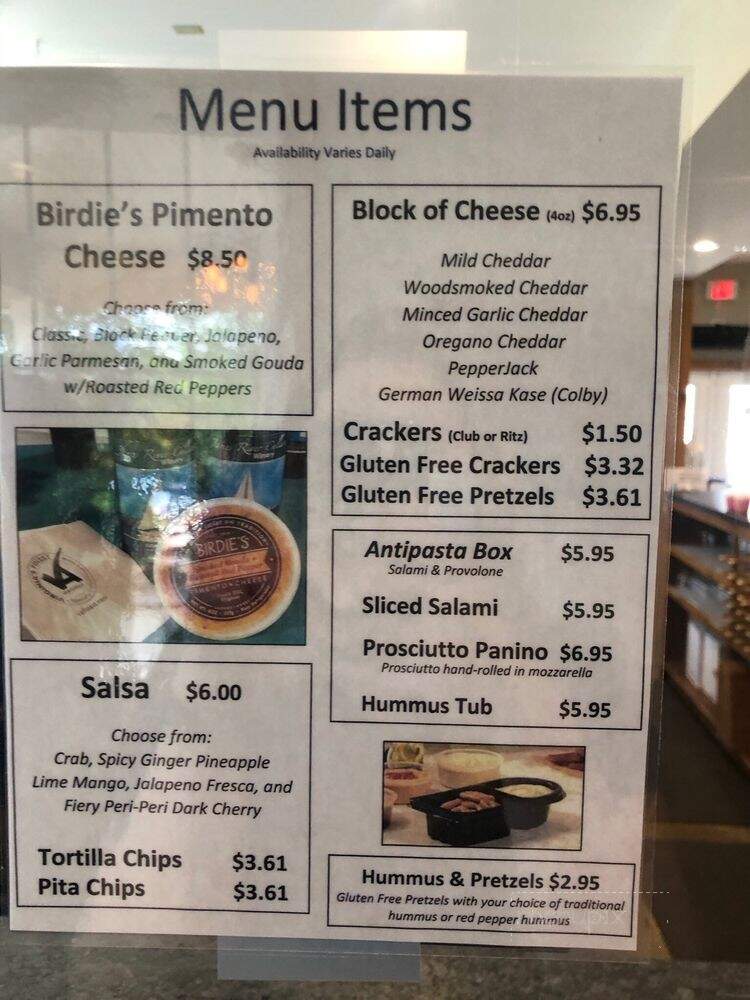 James River Cellars Winery - Glen Allen, VA menu_pic