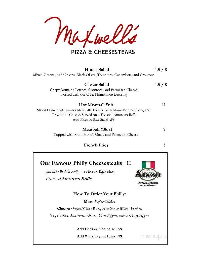 Maxwell's Pizza & Cheesesteaks - South Jordan, UT