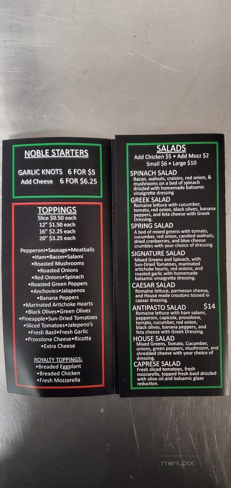 The Pizza Prince - Canton, GA menu_pic
