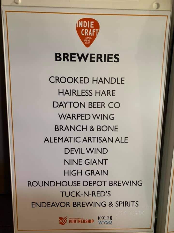 Mother Stewarts Brewing Co - Springfield, OH menu_pic