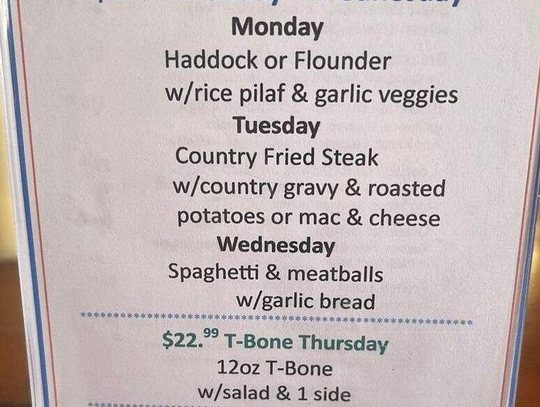 Riverside Tiki Bar & Grill - Lake Lure, NC menu_pic