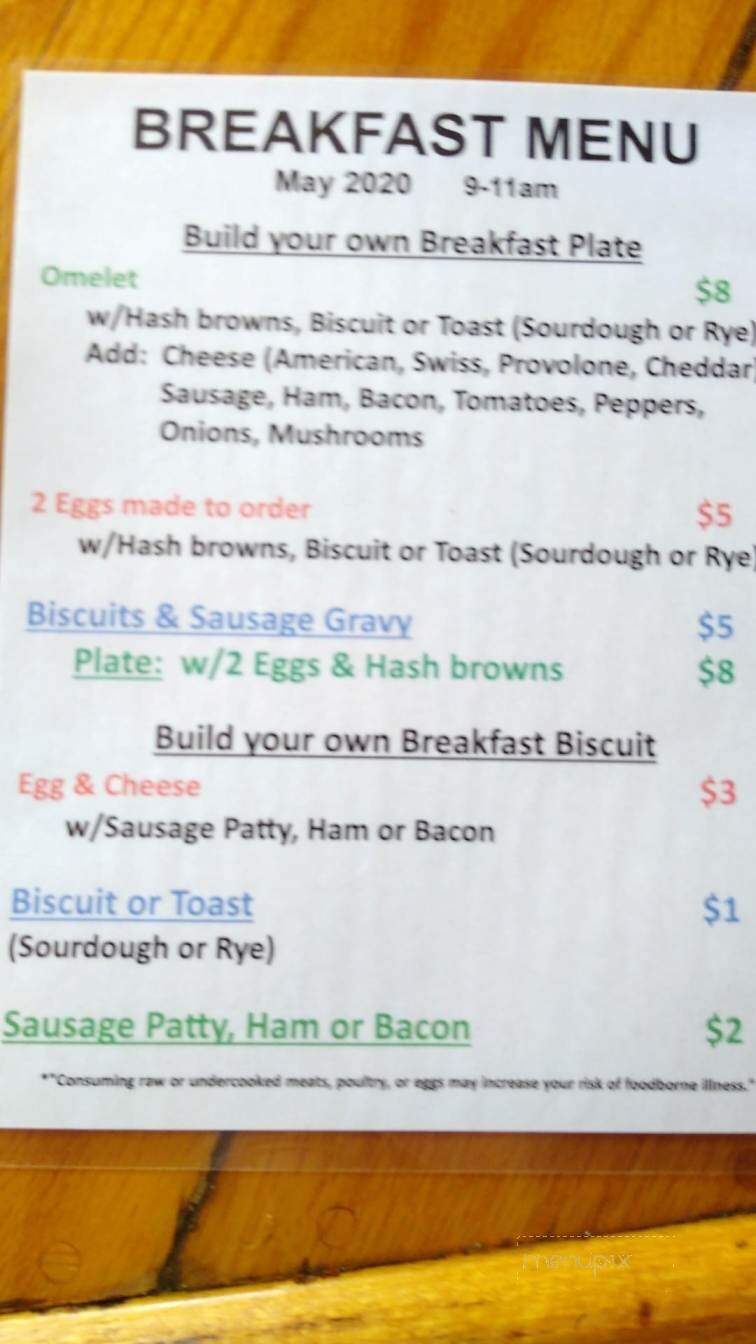 Riverside Tiki Bar & Grill - Lake Lure, NC menu_pic