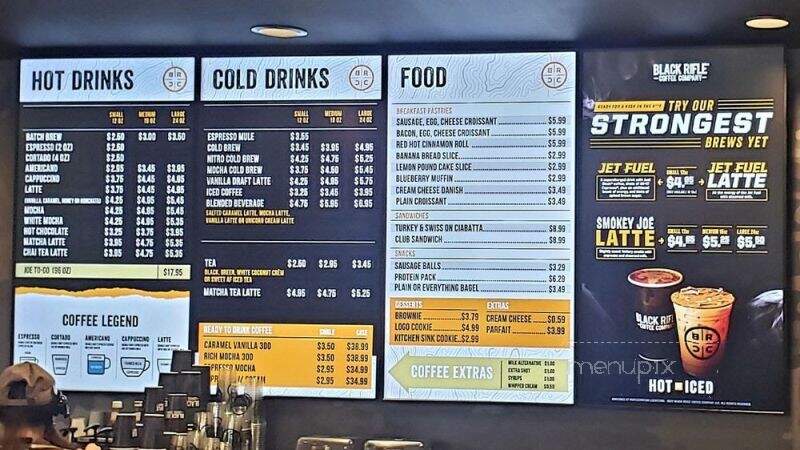 Black Rifle Coffee Company - Sevierville, TN menu_pic