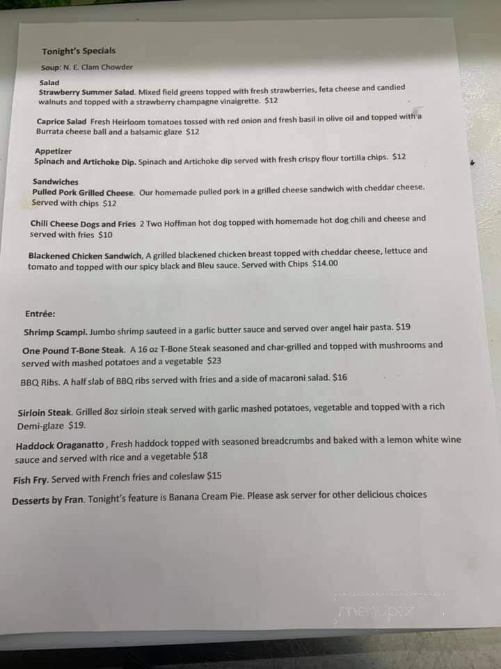 Lakeview Restaurant and Bar - Oneida, NY menu_pic