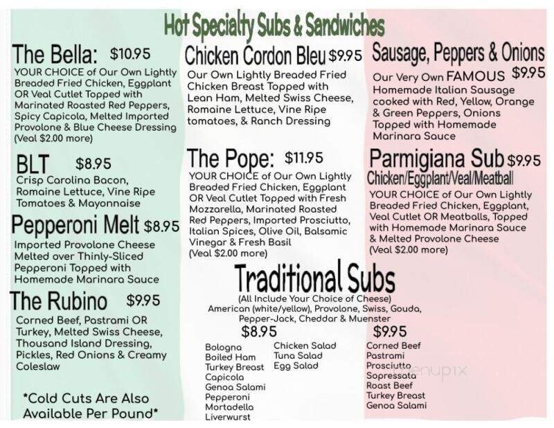Antonio's Bella Napoli Italian Market - North Palm Beach, FL menu_pic