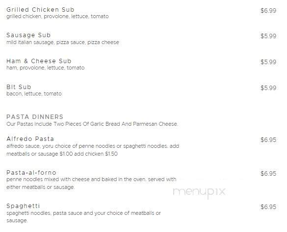 Yalas Pizzeria - Lorain, OH menu_pic