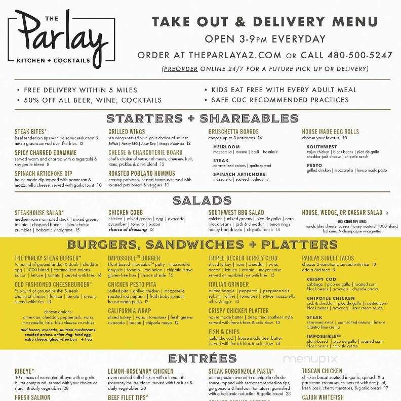 The Parlay Kitchen + Cocktails - Chandler, AZ