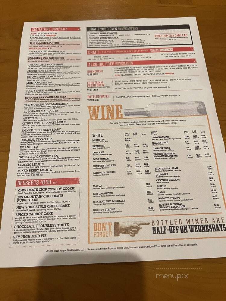 Cattle Co Restaurant - Pearl City, HI menu_pic