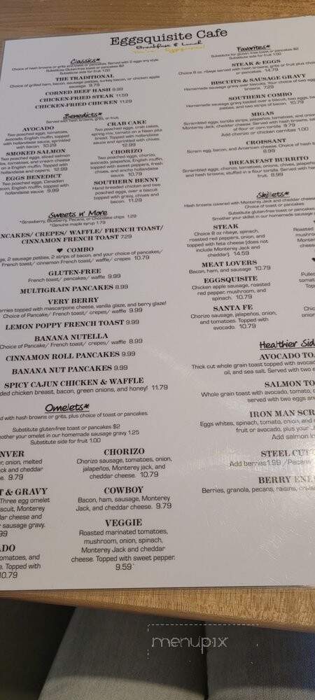 Eggsquisite Cafe - Rockwall, TX menu_pic