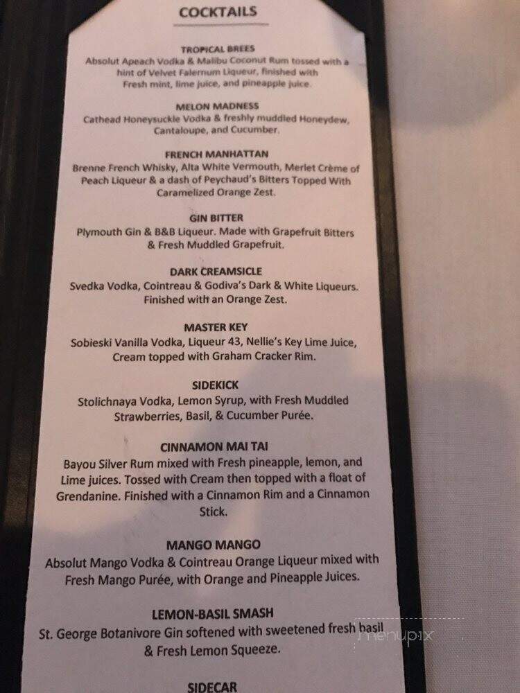 Pat Gallaghers 527 - Mandeville, LA menu_pic