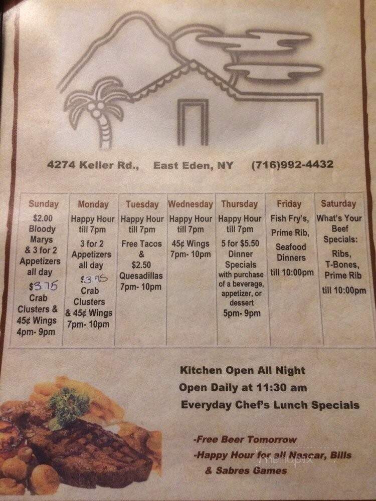 Schunk's West Hill Grill - Eden, NY menu_pic