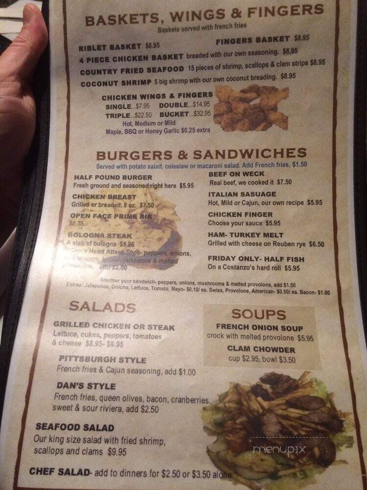 Schunk's West Hill Grill - Eden, NY menu_pic