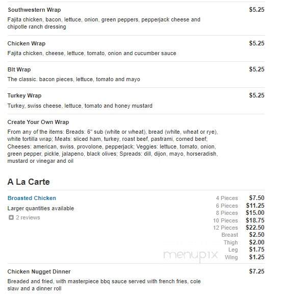 Ron-Da-Voo - Vinton, IA menu_pic
