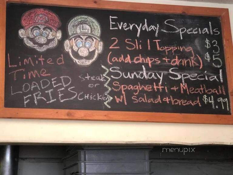 Scotto's Pizza - Clearfield, PA menu_pic