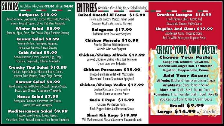 Suraci's Italian Cafe - Forty Fort, PA menu_pic