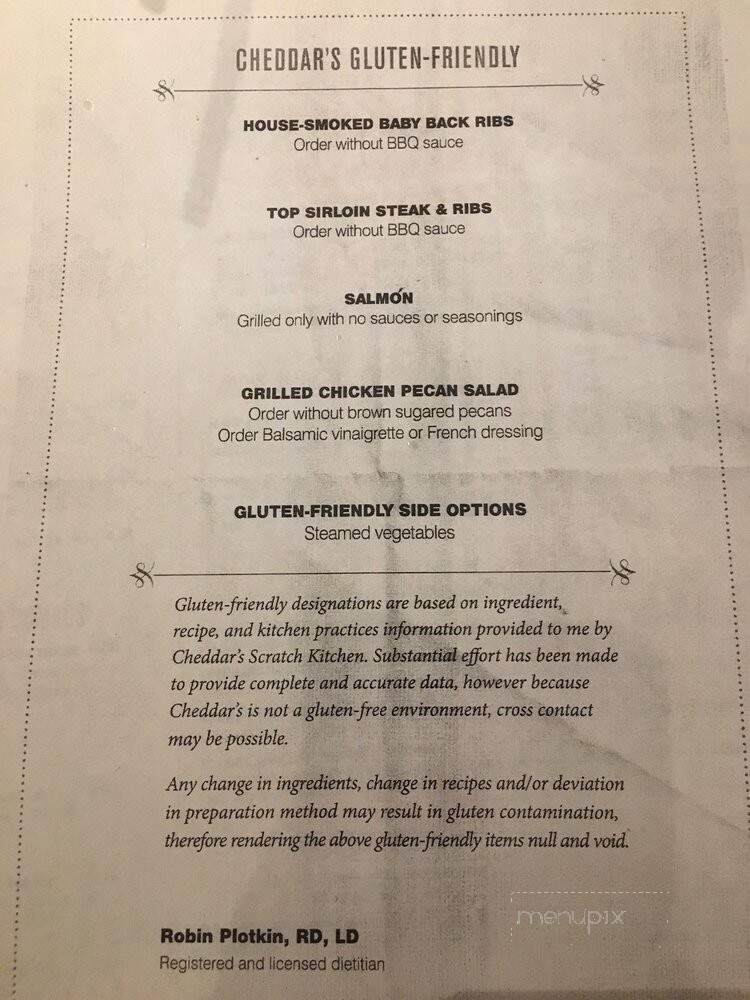 Cheddar's Scratch Kitchen - Centerville, OH menu_pic