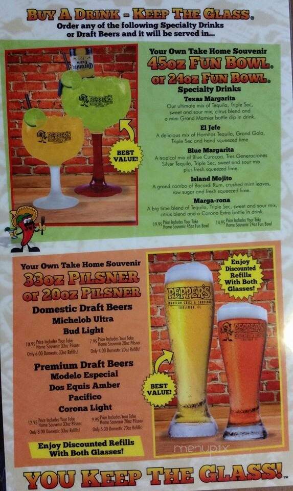 Peppers - Shalimar, FL menu_pic