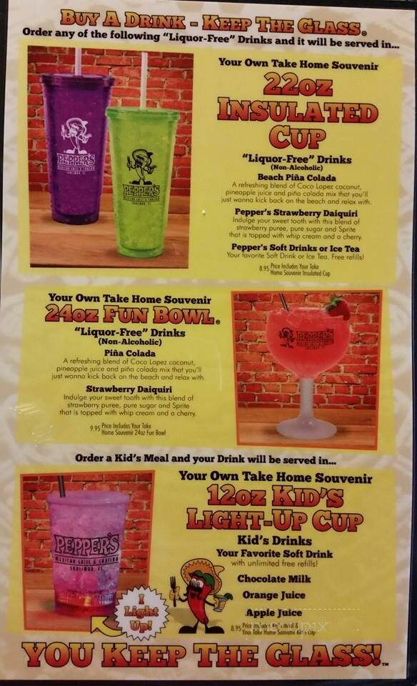 Peppers - Shalimar, FL menu_pic