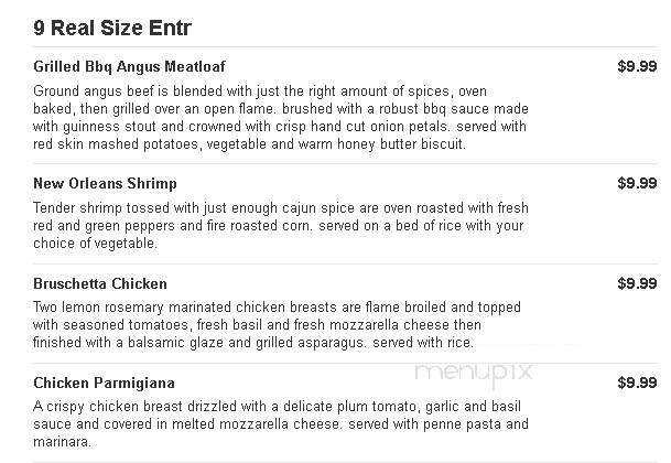99 Restaurant and Pub - Dayville, CT menu_pic