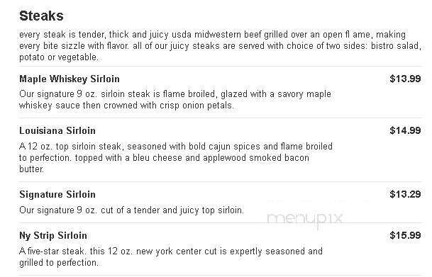 99 Restaurant and Pub - Dayville, CT menu_pic