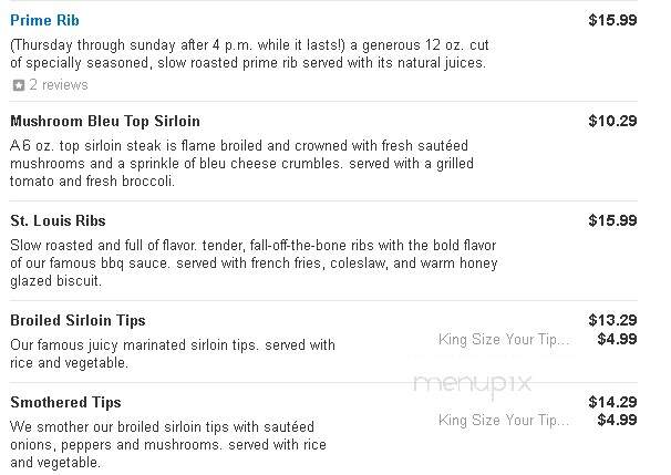 99 Restaurant and Pub - Dayville, CT menu_pic