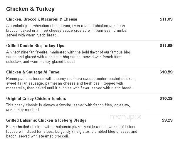 99 Restaurant and Pub - Dayville, CT menu_pic
