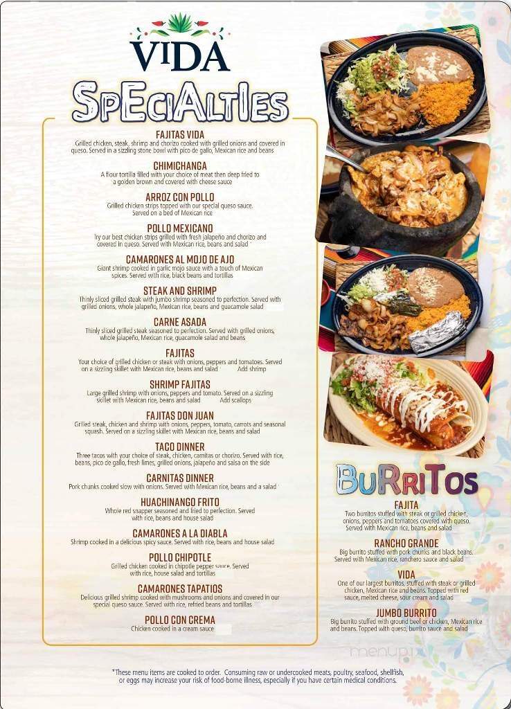 Vida Mexican Restaurant - Laconia, NH