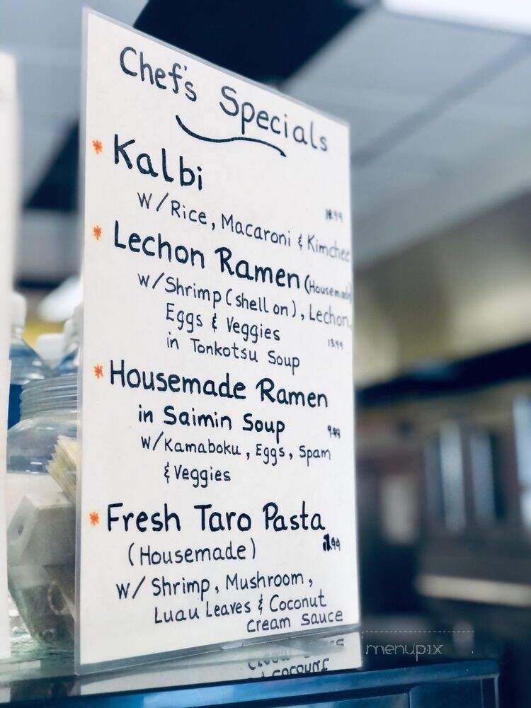 Adela's Country Eatery - Kaneohe, HI menu_pic
