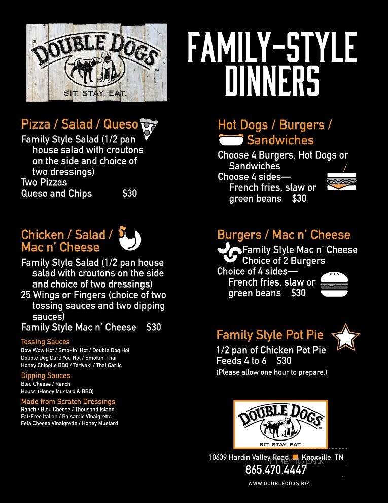 Double Dogs - Knoxville, TN menu_pic