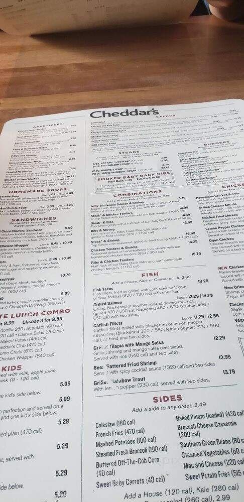 Cheddar's Casual Cafe - Thornton, CO menu_pic