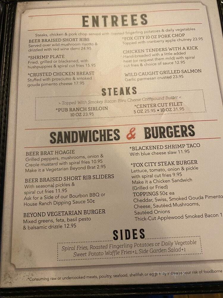 Fox City Brewing - Forsyth, GA menu_pic