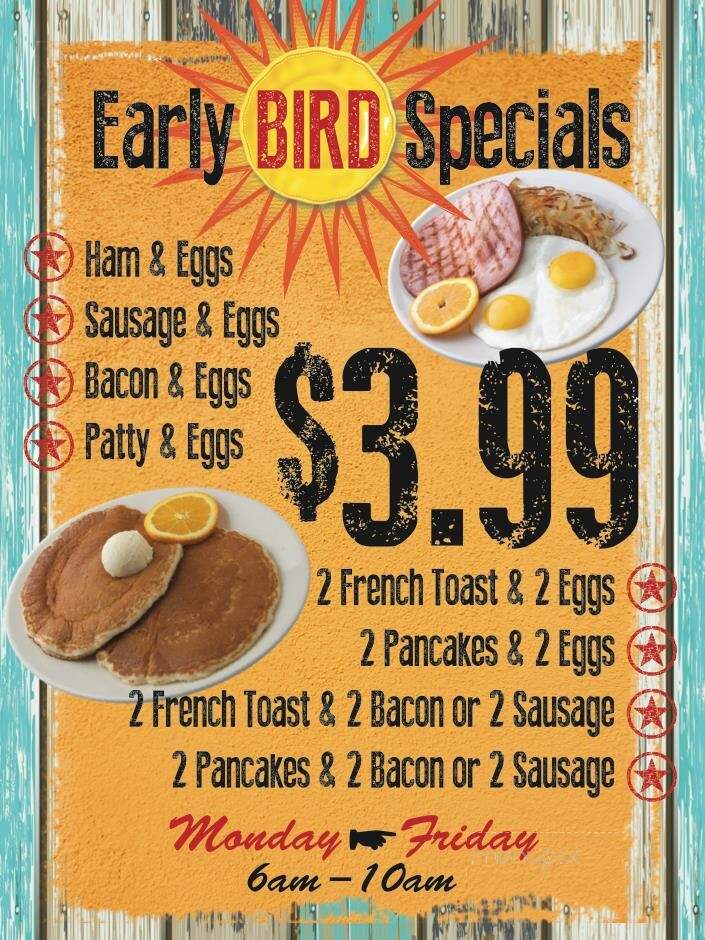 Tom's Famous Family Restaurant - Escondido, CA menu_pic